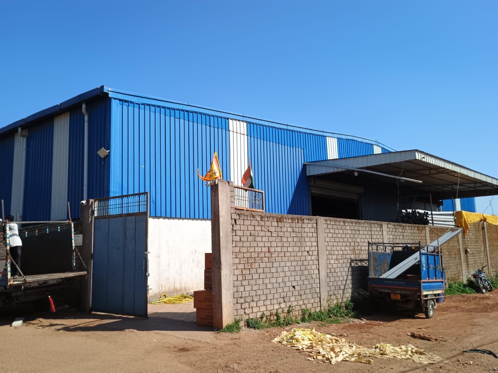 Exterior of Shreya Polymers distribution warehouse