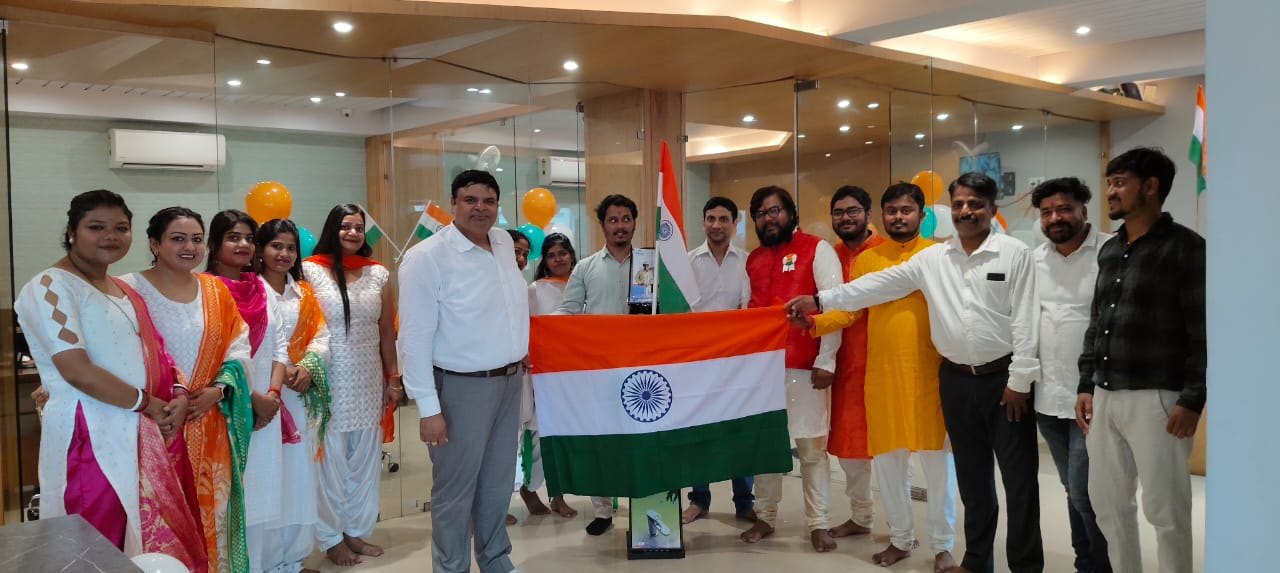 Shreya Polymers team gathering at the office